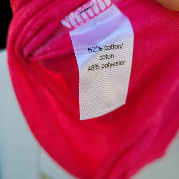 Maurices Pink Black Raglan Blouse Size Small - Picture 5 of 7